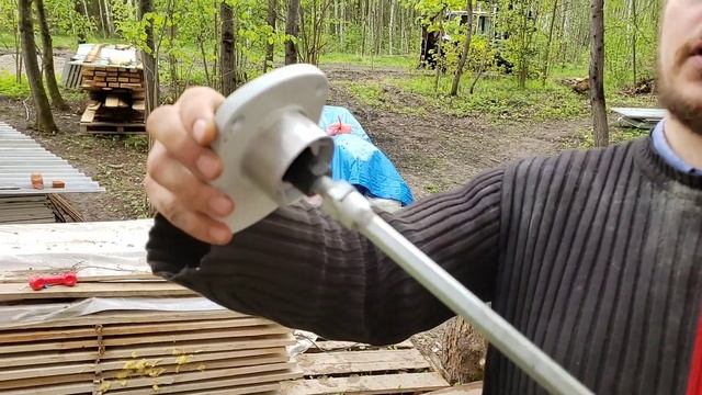 Фиолент МД1-11Э М, его редуктор и как сделать насадку землебур смотреть онлайн