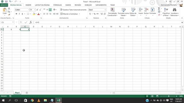 Microsoft Excel 2013 video aula 3- Operadores e operações__Telmat Centro Online смотреть онлайн