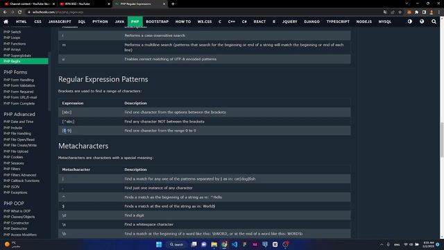 شرح شامل للغة PHP - #33 (RegEx) смотреть онлайн