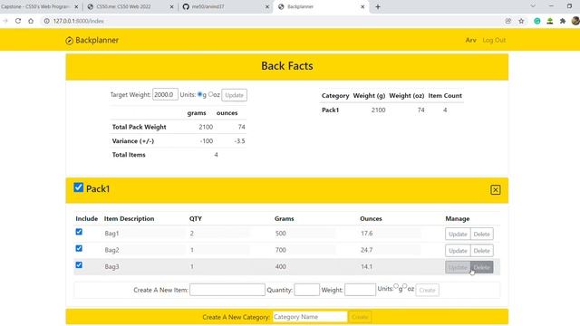 CS50 PROJECT 5 : Capstone Final Project - Web Programming with Python and JavaScript (BackPlanner) смотреть онлайн