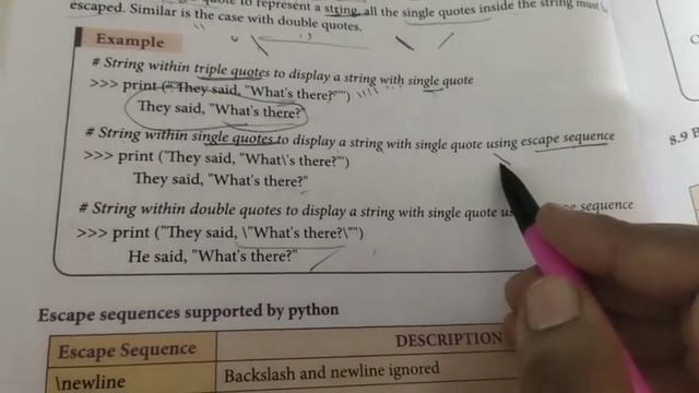 XIIth CS CHAPTER 8(ESCAPE SEQUENCE IN PYTHON) смотреть онлайн