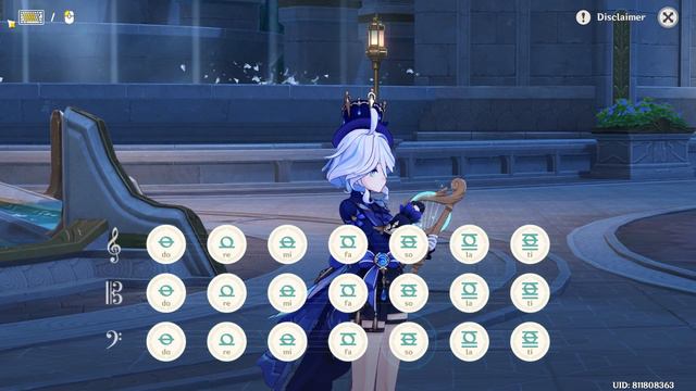 『 GENSHIN IMPACT 4.2 』- FURINA PLAYING FOCALORS DANCE THEME | WINDSONG LYRE