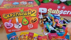 СКРЕПЫШИ 2 С МУСОРКИ! РЕДКИЕ и ДВА ЮБИЛЕЙНЫХ! Распаковка КОРОБКИ СКРЕПЫШЕЙ ВСЯ КОЛЛЕКЦИЯ Магнит