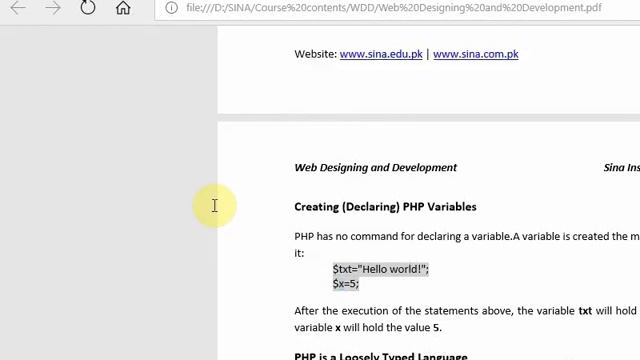 Lecture 1 PHP Variables and its Defining Rules Part 2 смотреть онлайн