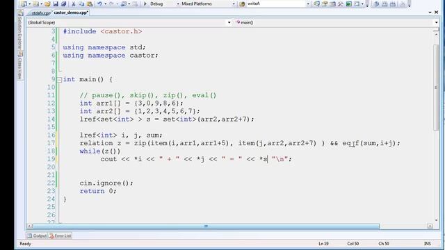 Logic programming in C++ with Castor 1.1 (Part 1 of 2) смотреть онлайн