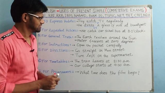Uses Of Present Simple Tense| For Competitive Exams!|ENGLISH LESSON #12 | ENGLISH WITH ANSAR смотреть онлайн