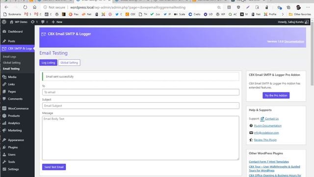 CBX Email SMTP & Logger for WordPress смотреть онлайн