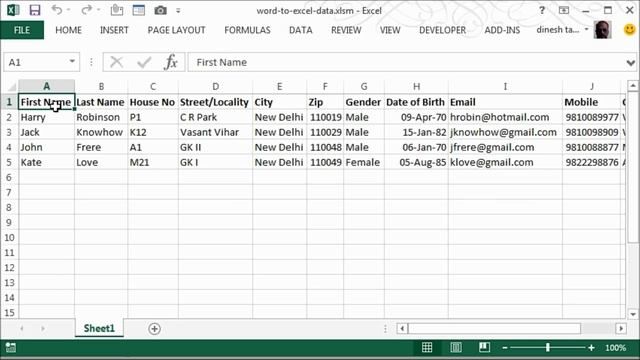 Get Data from Microsoft Word Forms into Excel Using VBA смотреть онлайн