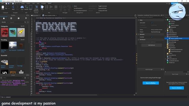 Roblox camera bobbing script - Showcase смотреть онлайн