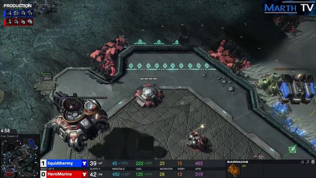 StarCraft 2 - Replay-Cast #1288 - HeroMarine (T) vs uThermal (T) - DH SummerMasters EU PO [Deutsch] смотреть онлайн