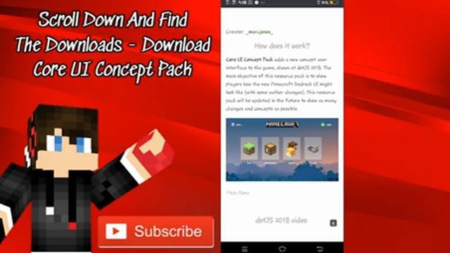 Core UI Concept Pack | MineCraft PE | Bedrock | 1.14+ смотреть онлайн