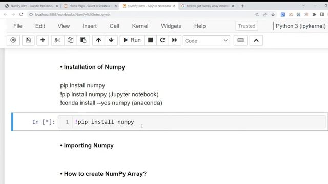 Numpy basic information || Numpy || Numpy in python смотреть онлайн