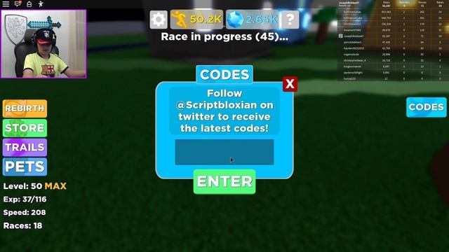 ALL NEW LEGENDS OF SPEED CODES + HALLOWEEN CRYSTAL! Legends Of Speed Roblox смотреть онлайн