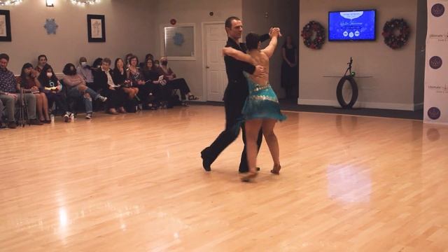 Bolero Show Dance at Ultimate Ballroom Dance Studio смотреть онлайн
