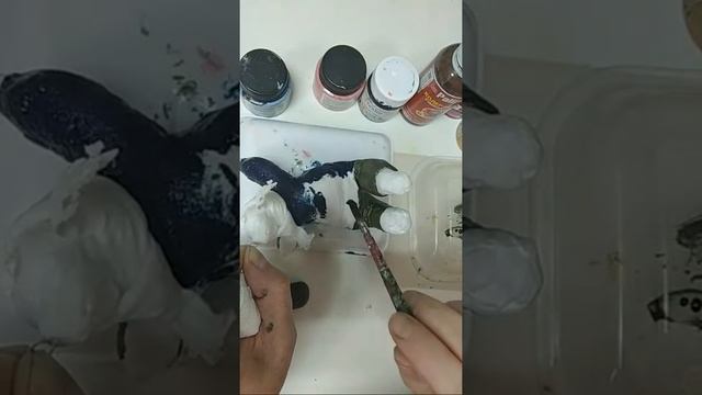 Мальчик на санках Роспись.#Ватнаяигрушка смотреть онлайн