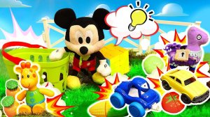 Маус превратил овощи в игрушки!  Видео для малышей про игрушки