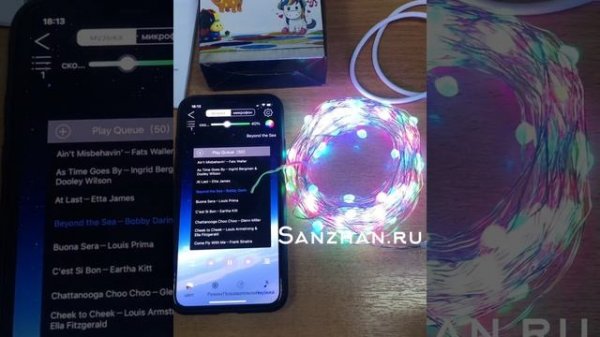 Обзор умной гирлянды на елку 10 метров с управлением через смартфон