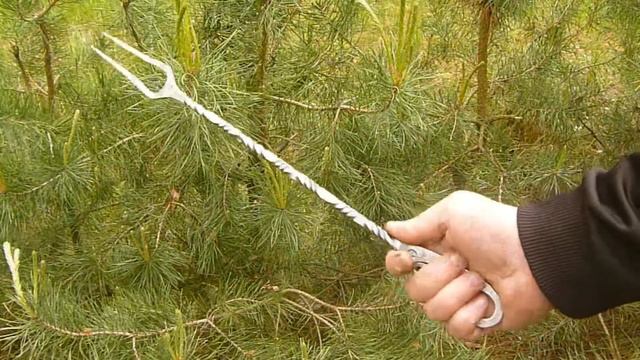 Кованая вилка для барбекю смотреть онлайн