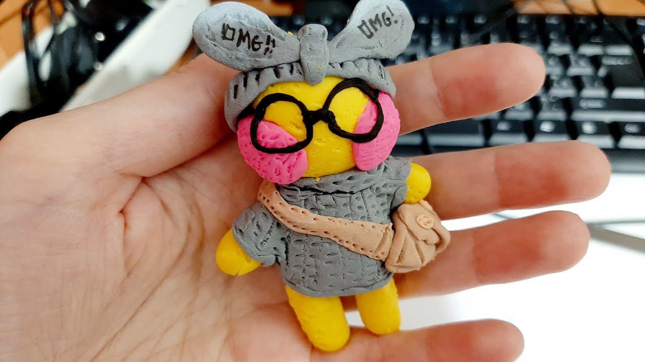 Уточка Лалафанфан из пластилина/ Лепим Уточку Lalafanfan из пластилина смотреть онлайн