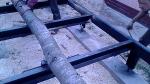 Зажим на дисковой пилораме