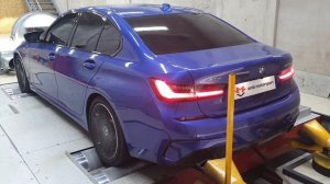 BMW 320d G20 XDrive  190hp разгон 0-100 сток и amb motorsport Stage1