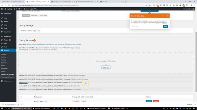 Restore Sample WordPress Data for a Fitness Gym Website смотреть онлайн
