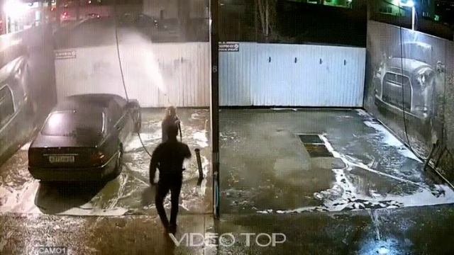 Прикол на мойке самообслуживания смотреть онлайн