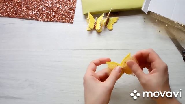 Бабочки из фоамирана/резиночки из фоамирана/МК/DIY/Foamiran Rubber/Foamiran Butterfly смотреть онлайн