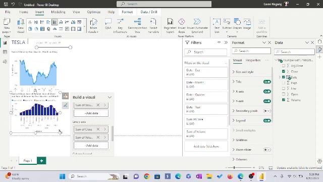 Stock price dashboard using Power Bi смотреть онлайн