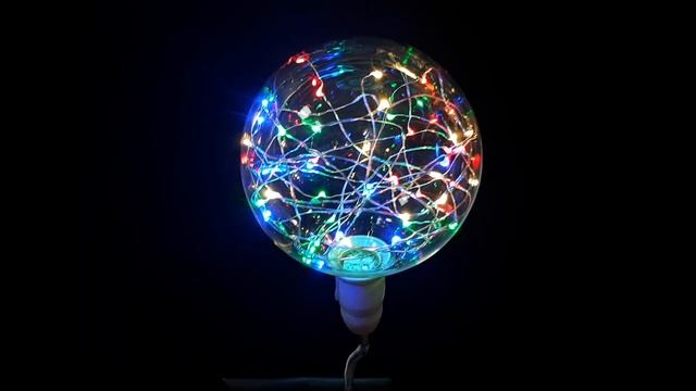 Лампа G125, Starry,RGB, E27 43153 смотреть онлайн