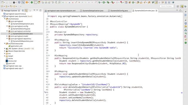 Amazon Web Services | AWS DynamoDB | Spring Boot | Example | Simple Programming смотреть онлайн