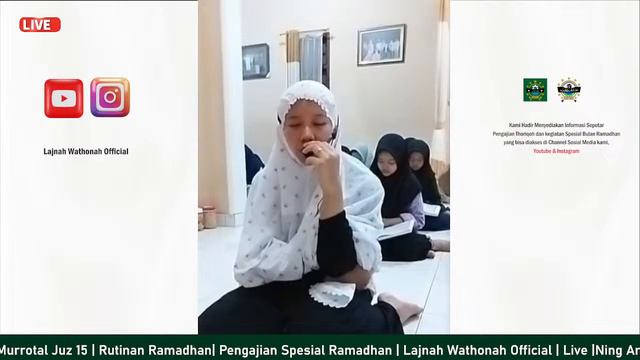 Murottal Al Qur'an Juz 15 | Ning Arifa Magfuroh - Pemalang | Lajnah Wathonah Aliyah | смотреть онлайн