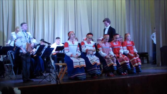 Износковские ложкари. Выступление с оркестром народных инструментов. смотреть онлайн
