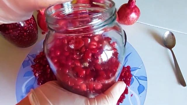 ЗАГОТОВКА зерен ГРАНАТ на зиму. смотреть онлайн