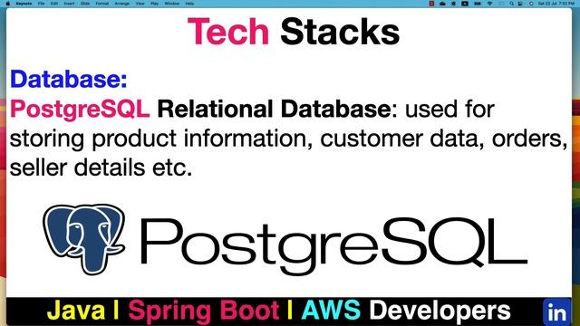 Spring Boot : e-tail System Tech Stack Details смотреть онлайн