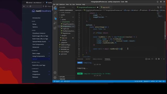 How To Create a Vuetify Image Upload & Preview Component - Fedorae Education смотреть онлайн