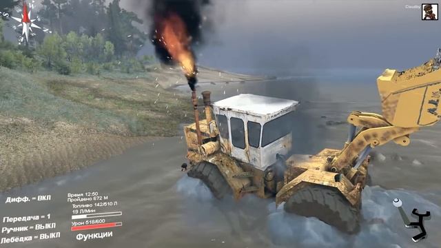 Моды в SpinTires 2014 | Своеобразный Raba-250 #72 смотреть онлайн