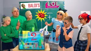 Школа ПЛОХИХ ЛОЛ против школы ХОРОШИХ Балди! ТОПИМ канцелярию!