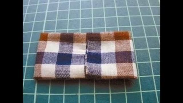 Быстрый способ сделать красивый бантик из ткани.♥♥♥ смотреть онлайн