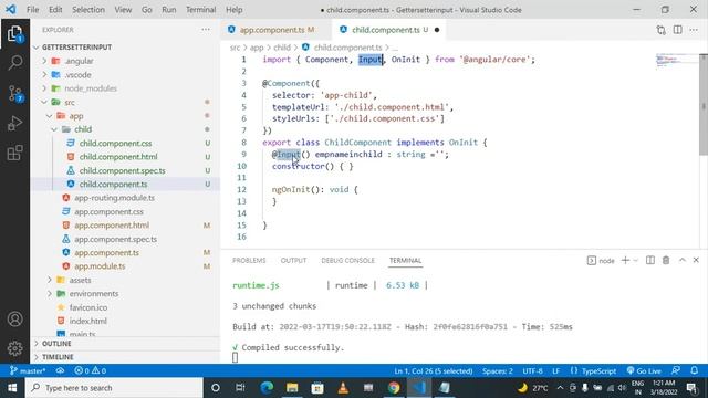 Using @input() Decorator for getter/setter properties in angular смотреть онлайн