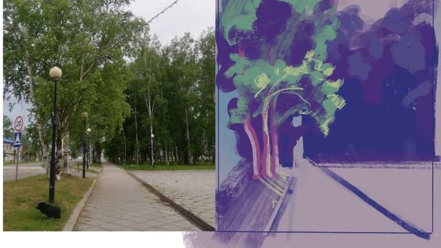 Рисую в Procreate . Недавно узнала про таймлапс. Делюсь :) извините что без звука. смотреть онлайн