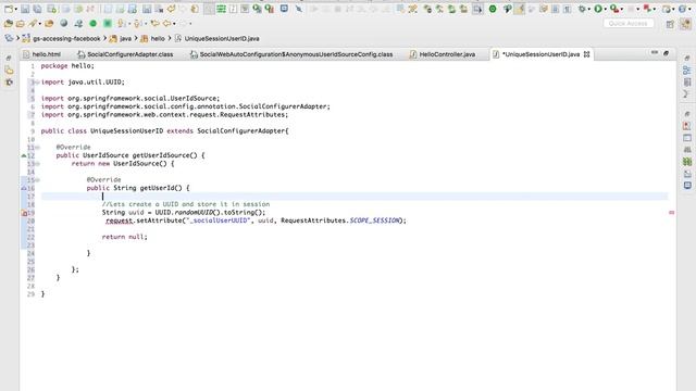 How to fix spring social one user per application authentication problem смотреть онлайн