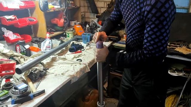 Ремонт вилки эндуро мотоцикла Yamaha TTR 250 Raid. Подробная инструкция по сборке смотреть онлайн