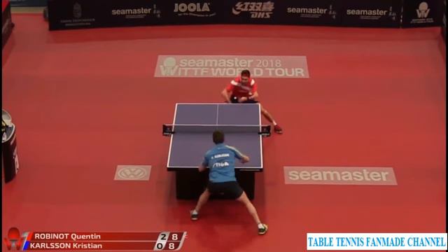 KARLSSON Kristian vs ROBINOT Quentin | Hungarian Open 2018 | Men's Singles | 1/16 смотреть онлайн