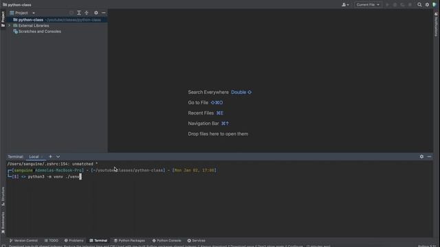 Class 4 : Setup virtual environment смотреть онлайн