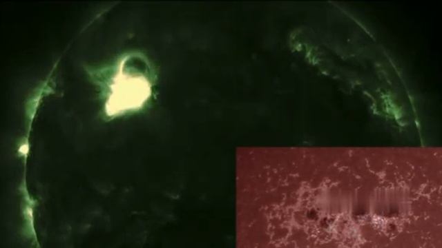 Пятно на Солнце размером в три Земли нацелилось на нашу планету - объявлена максимальная радиацио.. смотреть онлайн