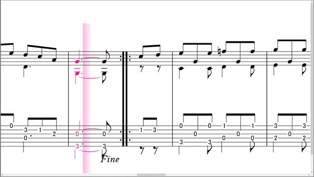 初級59 十度音程の練習曲1 Matteo Carcassi Op59 No 4 (Musical score & Tablature) смотреть онлайн