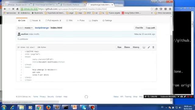 03 Git install Parte2 Merge смотреть онлайн