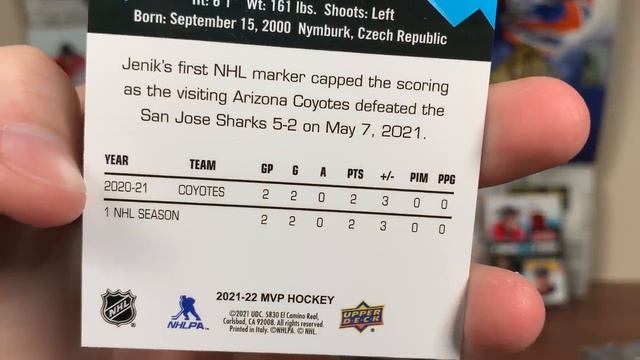 2021-22 Upper Deck MVP Hockey Hobby Box Break смотреть онлайн