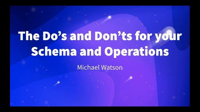 The Do’s and Don’ts for your Schema and GraphQL Operations смотреть онлайн